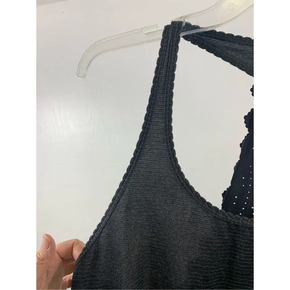 Lululemon Black Striped Racerback Top Size S - Picture 5 of 12